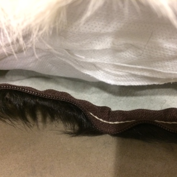 ❤️*COACH Cow Hide Pillow Cover and insert Pillow*Vintage Never Used - Picture 6 of 11